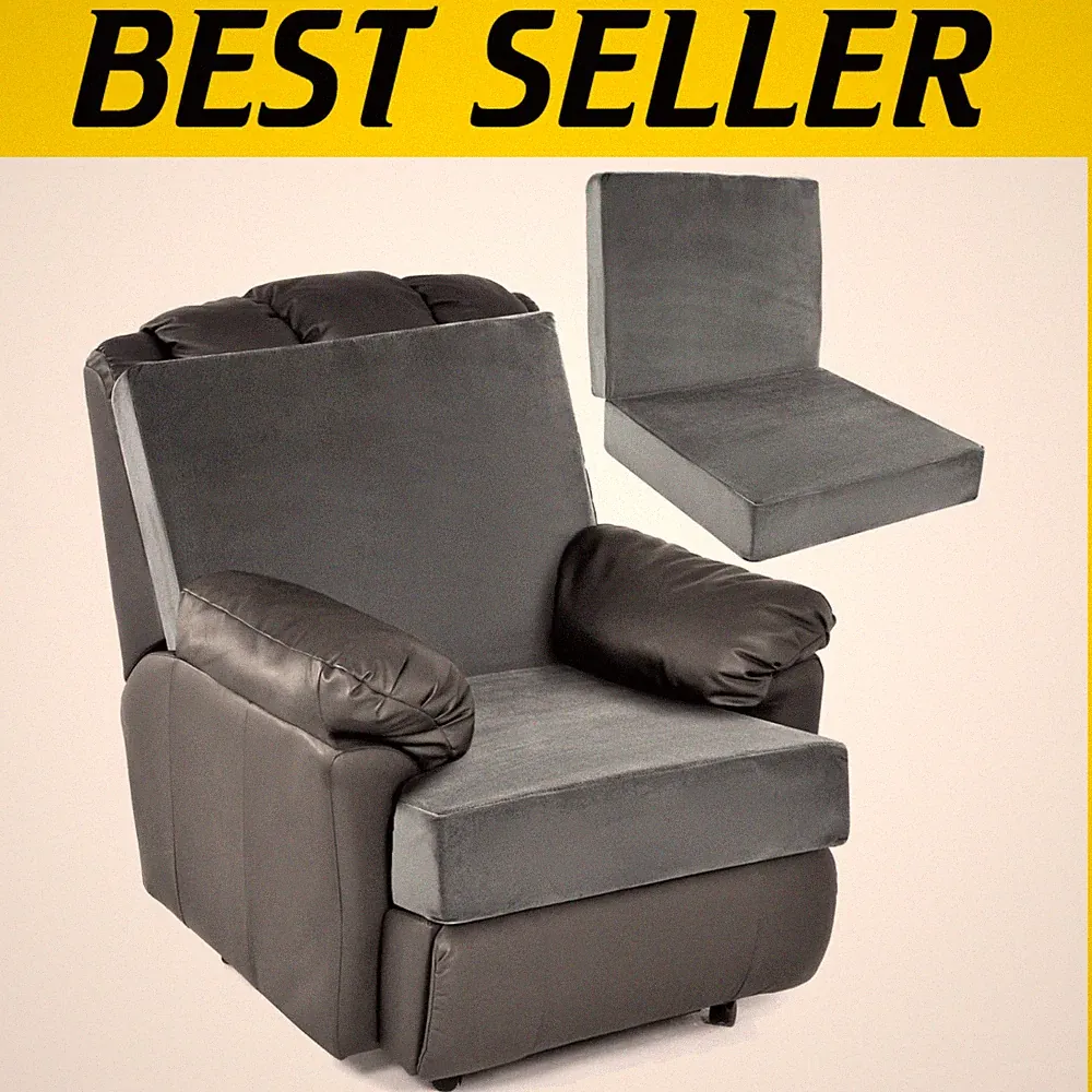 Elderly Foam Recliner Chair Cushions with Lumbar Pillow